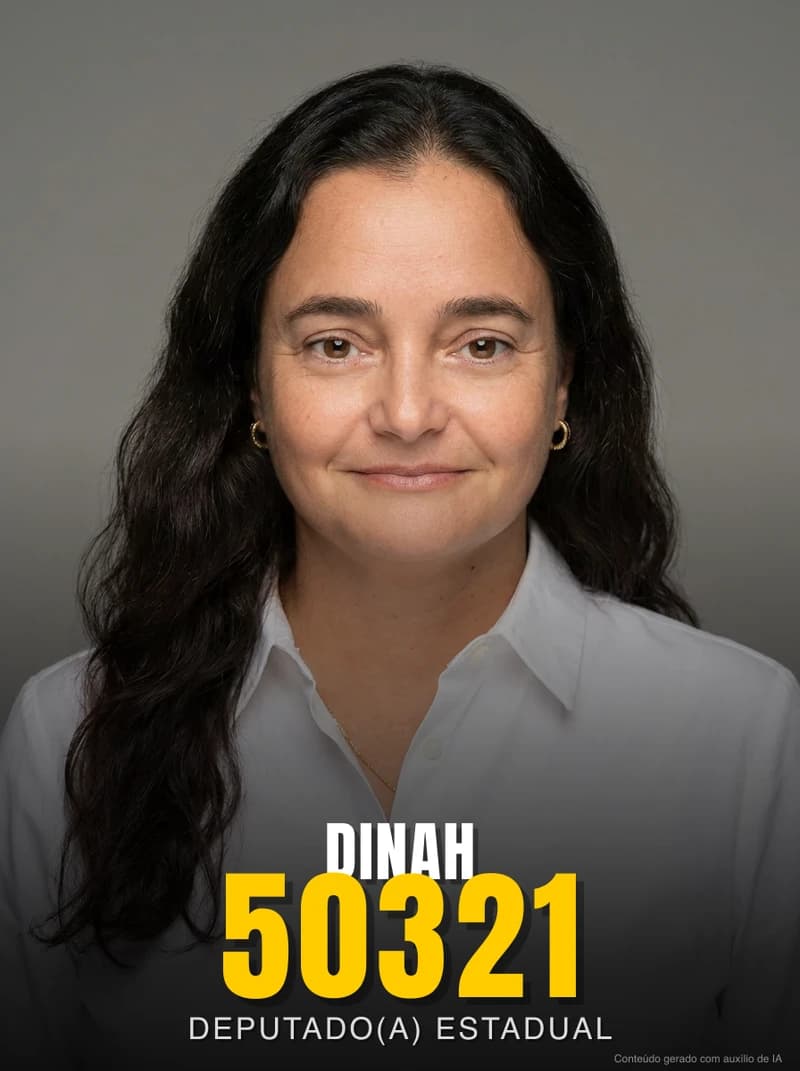Santinho de exemplo nas cores do Partido Socialismo e Liberdade